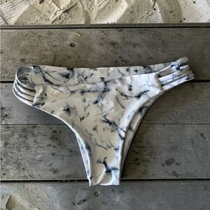Marble Print Bikini Bottom